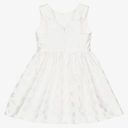 Mayoral-Кремовое платье в горох для девочек | Childrensalon Outlet