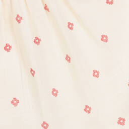Mayoral-Girls Ivory & Red Flower Pattern Dress | Childrensalon Outlet