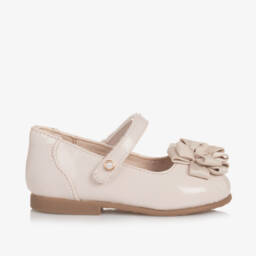 مايورال-حذاء جلد صناعي لامع لون عاجي للبنات | Childrensalon Outlet
