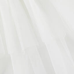 Mayoral-Girls Ivory Sequined Tulle Gown | Childrensalon Outlet