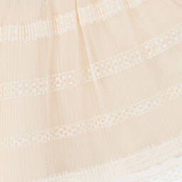 مايورال-فستان تول ودانتيل لون عاجي | Childrensalon Outlet