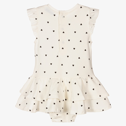 مايورال-فستان قطن جيرسي لون عاجي | Childrensalon Outlet