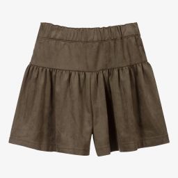 مايورال-شورت سكورت شمواه لون أخضر كاكي للبنات | Childrensalon Outlet