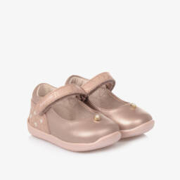 Mayoral-Girls Leather Pink First Walkers | Childrensalon Outlet