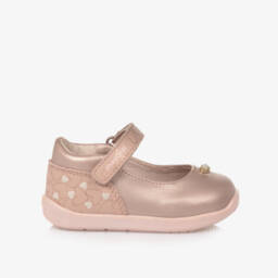 Mayoral-Girls Leather Pink First Walkers | Childrensalon Outlet