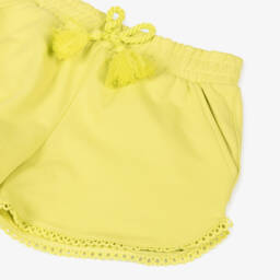 Mayoral-شورت جيرسي أخضر حيوي للبنات | Childrensalon Outlet