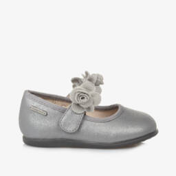 مايورال-حذاء بسير بورود لون فضي للبنات | Childrensalon Outlet
