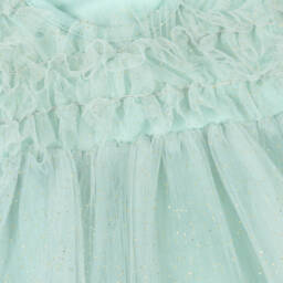 Mayoral Для новорожденных-Нарядное платье из мятного блестящего тюля для девочек | Childrensalon Outlet