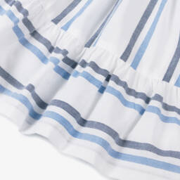 Mayoral-فستان مخطط بحري للبنات | Childrensalon Outlet