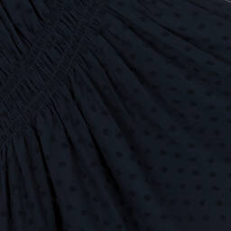 Mayoral-Синее платье из шифона для девочек | Childrensalon Outlet