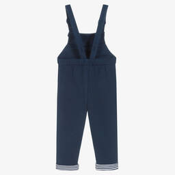 Mayoral-Girls Navy Blue Dungarees | Childrensalon Outlet
