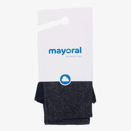 Mayoral-Синие колготки с блестками для девочек | Childrensalon Outlet
