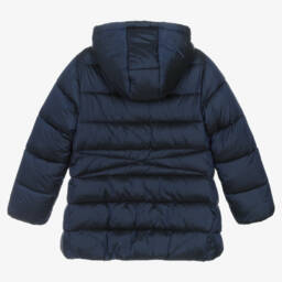 Mayoral-Синий пуховик с капюшоном | Childrensalon Outlet