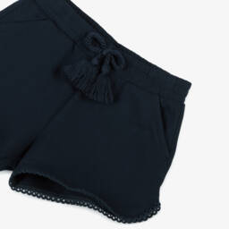 Mayoral-شورت لعب جيرسي كحلي للبنات | Childrensalon Outlet