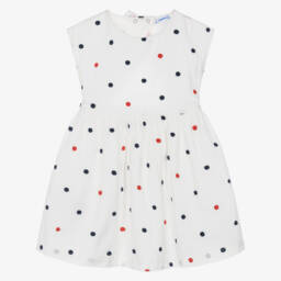 Mayoral-Очарование в горошек кремовое для девочек | Childrensalon Outlet