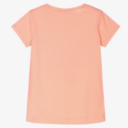 Mayoral-Розовая футболка с фруктами для девочек | Childrensalon Outlet