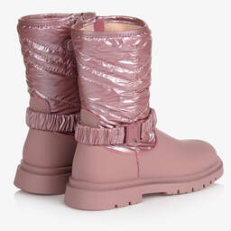 Mayoral-Розовые кожаные сапоги для девочек | Childrensalon Outlet