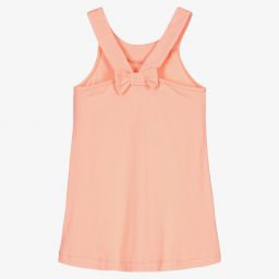 مايورال-فستان قطن جيرسي لون زهري خوخي | Childrensalon Outlet