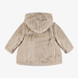 Mayoral-Розово-бежевая двусторонняя куртка | Childrensalon Outlet