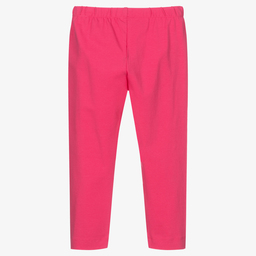 مايورال-ليغنغز قطن جيرسي مستدام لون زهري فيوشيا للبنات | Childrensalon Outlet