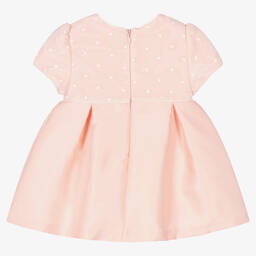 Mayoral Newborn-فستان ساتان لون زهري للمولودات | Childrensalon Outlet