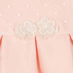 Mayoral Newborn-فستان ساتان لون زهري للمولودات | Childrensalon Outlet