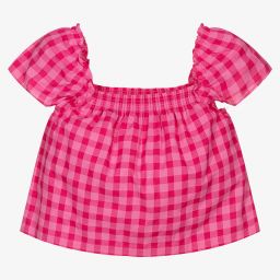 Mayoral-بلوز قطن لون زهري للبنات | Childrensalon Outlet