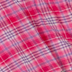 Mayoral-Girls Pink Check Cotton Skort | Childrensalon Outlet