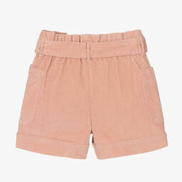Mayoral-شورت قطن كوردروي لون زهري للبنات | Childrensalon Outlet