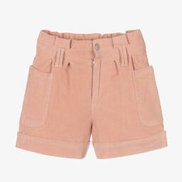 Mayoral-شورت قطن كوردروي لون زهري للبنات | Childrensalon Outlet