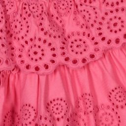 Mayoral-Розовая хлопковая блузка для девочек | Childrensalon Outlet