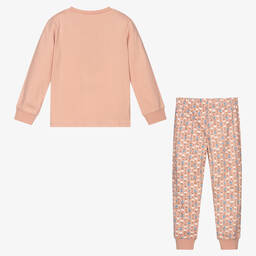 Mayoral-Розовая хлопковая пижама для девочек | Childrensalon Outlet