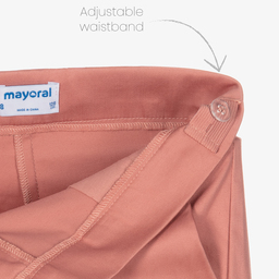 Mayoral-Girls Pink Cotton Shorts | Childrensalon Outlet