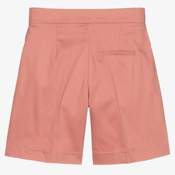 Mayoral-Girls Pink Cotton Shorts | Childrensalon Outlet