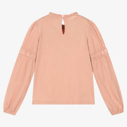مايورال-بلوز قطن مستدام لون زهري للبنات | Childrensalon Outlet