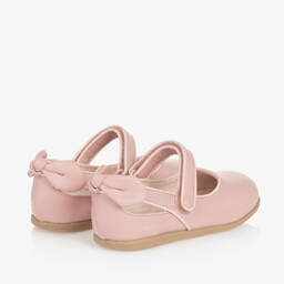 Mayoral-Girls Pink Faux Leather Bow Shoes | Childrensalon Outlet