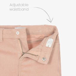 Mayoral-Розовые вельветовые брюки с блестками | Childrensalon Outlet