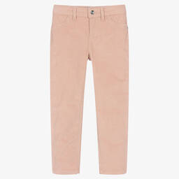 Mayoral-Розовые вельветовые брюки с блестками | Childrensalon Outlet