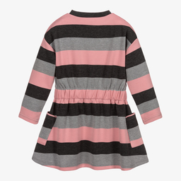 مايورال-فستان جيرسي لون زهري ورمادي | Childrensalon Outlet