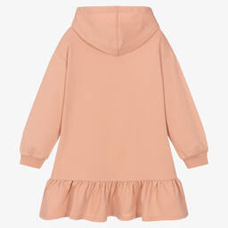 Mayoral-Розовое платье-худи для девочек | Childrensalon Outlet