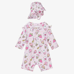 Mayoral Для новорожденных-Купальник розовый с мороженым для девочек | Childrensalon Outlet