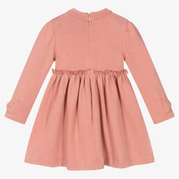 Mayoral-Розовое трикотажное платье для девочек | Childrensalon Outlet