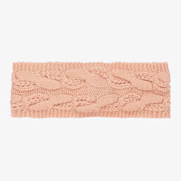 Mayoral-Girls Pink Knitted Headband | Childrensalon Outlet