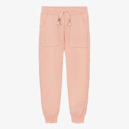 Mayoral-Girls Pink Knitted Joggers | Childrensalon Outlet