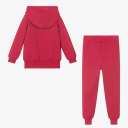 Mayoral-Розовый вязаный спортивный костюм | Childrensalon Outlet