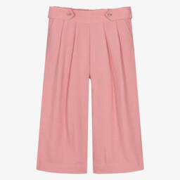 Mayoral-Кюлоты из льняной смеси розовые для девочек | Childrensalon Outlet