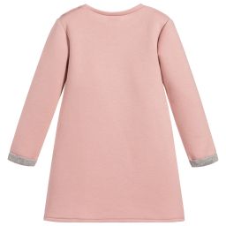 Mayoral-Girls Pink Neoprene Dress  | Childrensalon Outlet