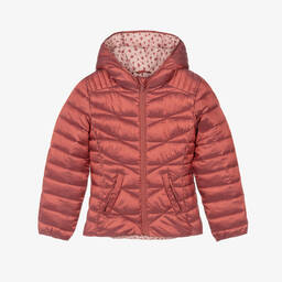 Mayoral-Girls Pink Padded Jacket | Childrensalon Outlet