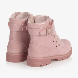 Mayoral-Розовые лакированные ботинки из искусственной кожи | Childrensalon Outlet