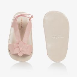 Mayoral Для новорожденных-Розовые сандалии-пинетки для девочек | Childrensalon Outlet